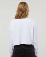 Independent Trading Co. Women's Lightweight Crop Crewneck Sweatshirt - Image 3