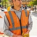Kishigo - Single Pocket Zipper Mesh Class 2 Vest - 1519-1520