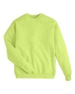 Hanes High Visibility Ecosmart Crewneck Sweatshirt - P160, Safety Workwear. - Image 8