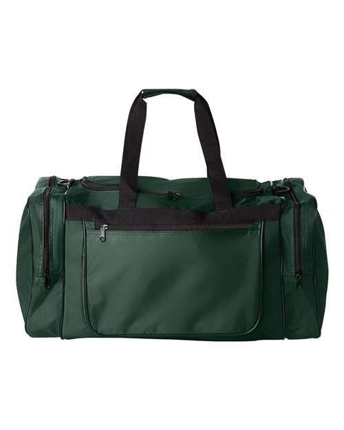 Forest-Green-2.jpg Augusta Sportswear - 420-Denier Gear Bag with Zippered Front Pocket - Image 1
