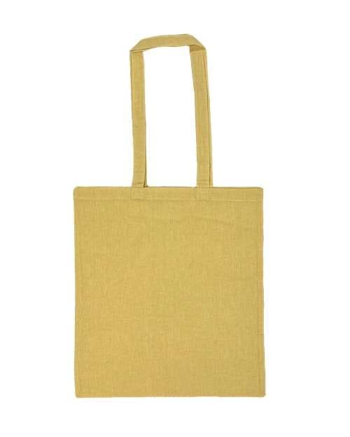 Heather-Yellow.jpg Liberty Bags - Lightweight Recycled Canvas Tote Bag with Extended Handle - Image 1