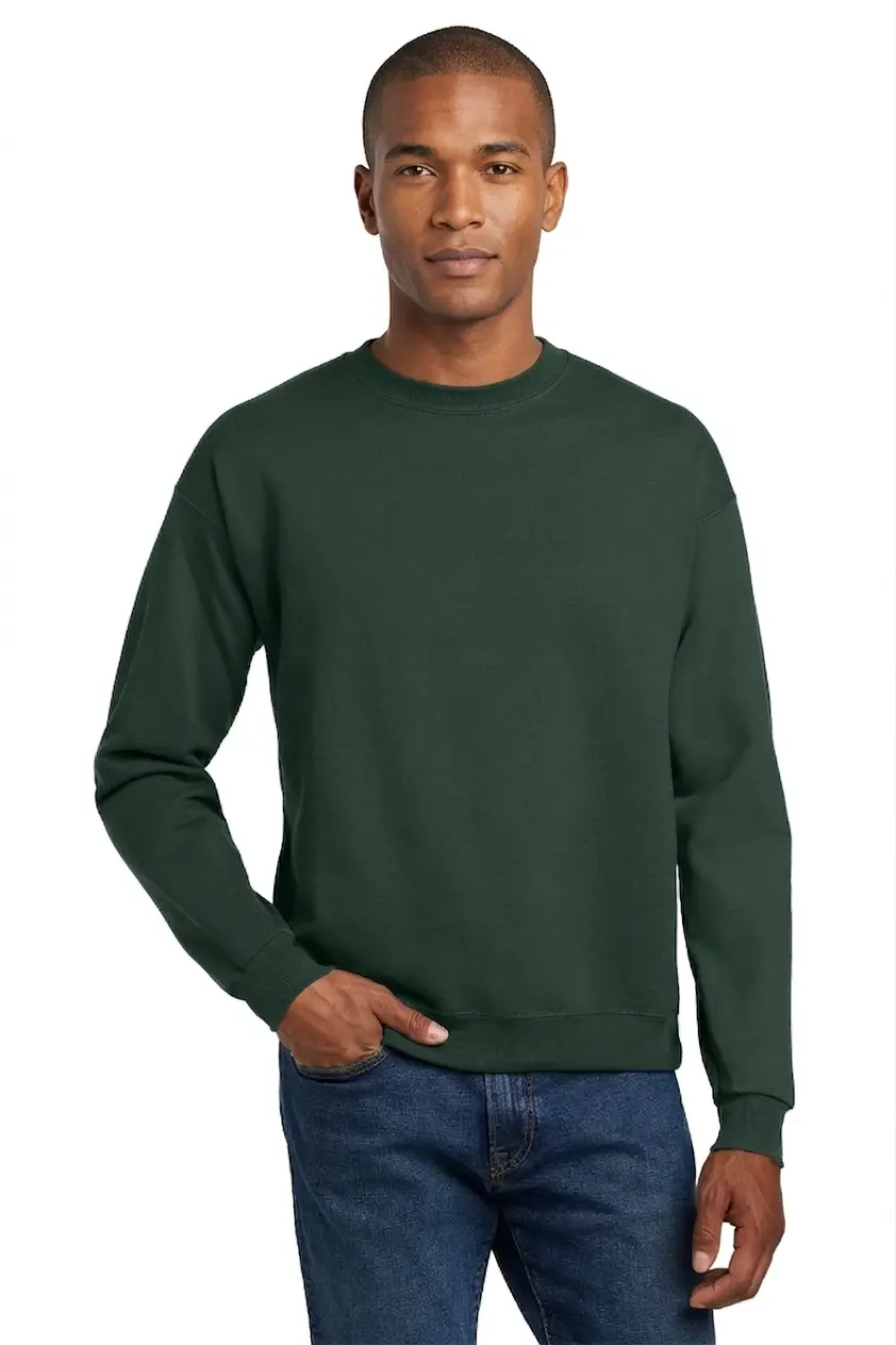 Men-11 Hanes Ecosmart Crewneck Sweatshirt, 7.8-Ounce, 50/50 Cotton/poly - Image 1