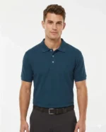 Tultex Sport Pique Polo, 3 Button Short Sleeve Collared Polo Shirt