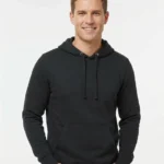 J. America - BTB Fleece Hooded Sweatshirt with Cotton Face, Lined Hood, and Ribbed Cuffs