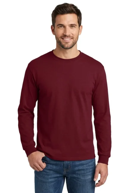 Gildan Heavy Cotton 100% Cotton Long Sleeve T-Shirt