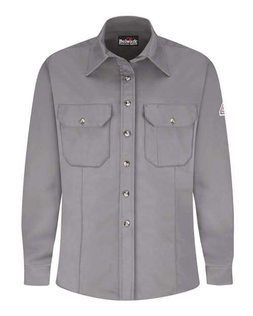Silver-Grey.jpg Bulwark - Women's Dress Uniform Shirt - EXCEL FR ComforTouch Mix Color Shirts - Image 1