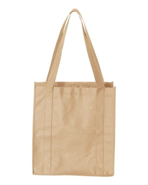 Tan-2.jpg Liberty Bags -Heavyweight 90-Gram Polypropylene Non-Woven Reusable Shopping Bag - Image 1