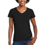 Gildan Women's Heavy Cotton V-Neck 100% Cotton T Shirt