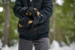 Carhartt High-Dexterity Open-Cuff Glove with Black Barley Color